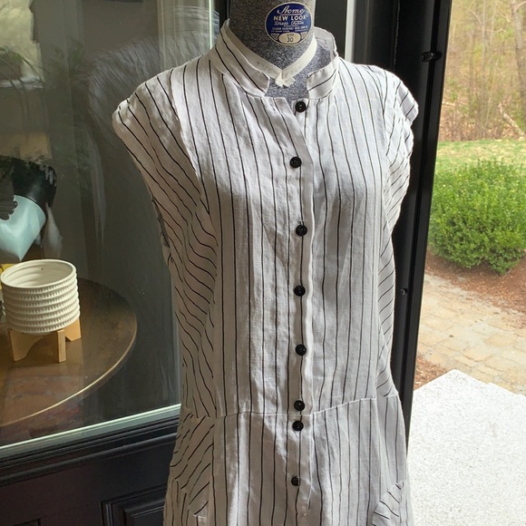 Piazza Del Tempio Linen Dress Sz Small NWOT - Picture 2 of 13